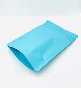 BLUE STAND-UP ZIPLOCK POUCHES