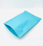 BLUE STAND-UP ZIPLOCK POUCHES