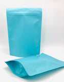 BLUE STAND-UP ZIPLOCK POUCHES